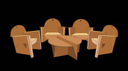 mobilier en carton